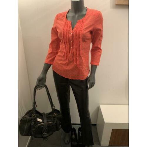 Gaastra koraal oranje zomerse nonchalante blouse S