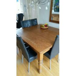 Grenen tafel 140x150