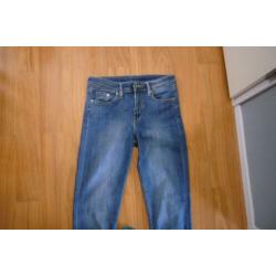 Jeans skinny regular waist maat 26/34 van de H&M