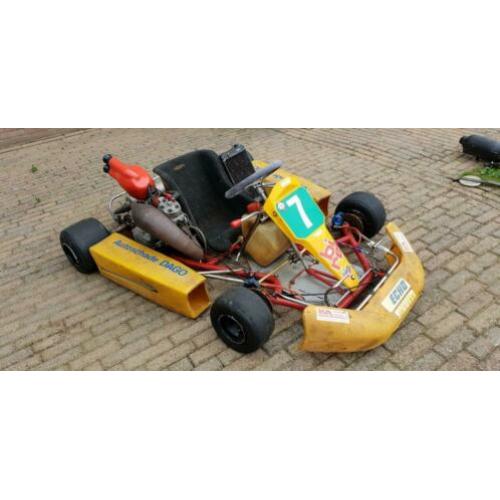 Kart 125 CC schakel TM motor met Birel frame