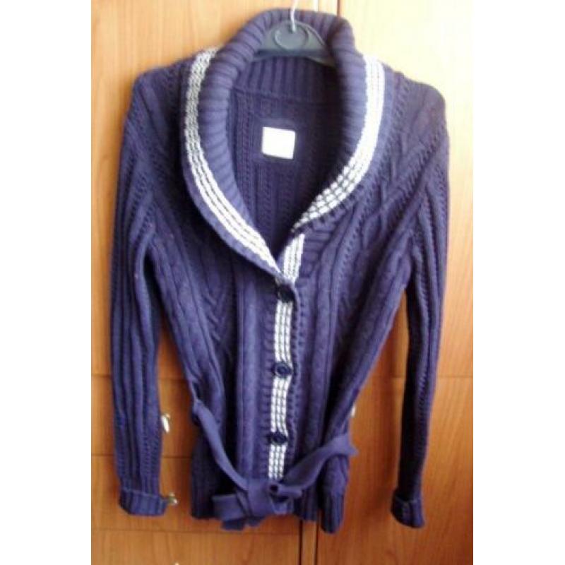 Pakket merk kleding dames 2 x vest gebreid, maat L
