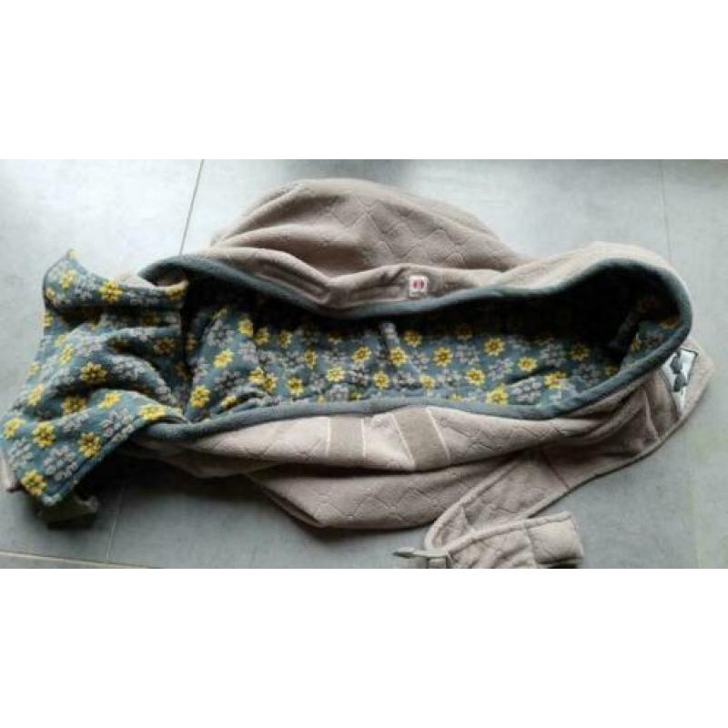 Lodger voetenzak, fleece, beige, tot 8 kg