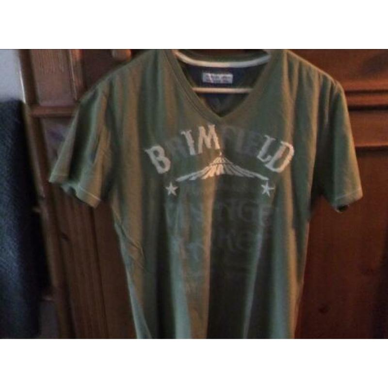 T-shirt Hilfiger Demin , maat L, legergroen