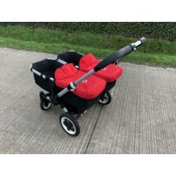 Bugaboo Donkey twin zeer compleet