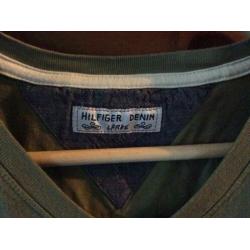 T-shirt Hilfiger Demin , maat L, legergroen