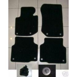 4 delige set matten zwart BMw 5 serie E60-F10-F11-E39