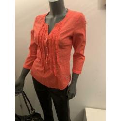 Gaastra koraal oranje zomerse nonchalante blouse S