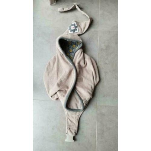Lodger voetenzak, fleece, beige, tot 8 kg