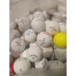 100 callaway supersoft / chrome soft AAA golfballen 65 euro!