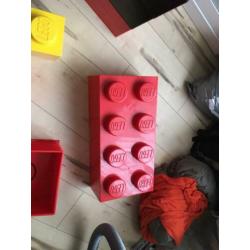 Lego opbergdozen, 4x8, 1x4, 2x1 en 1x2