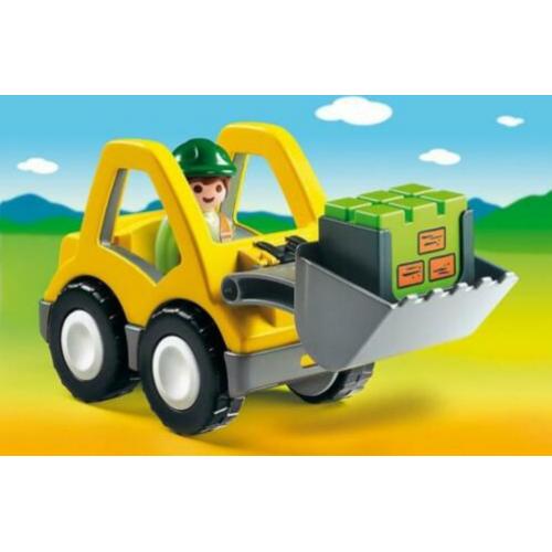 Playmobil 123 Graafmachine met werkman 1.2.3 - 6775