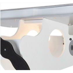 Kinderkamer: Hanglamp Vliegtuig met led op vleugels
