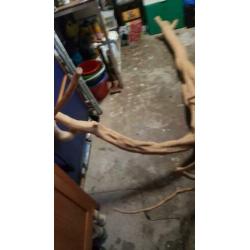 Mooie bewerkte boomstam van 180 cm