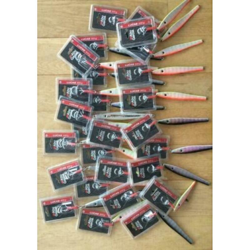 Abu Garcia Lucas Pilkers 100-200-300-400 gram: 27X div gew.