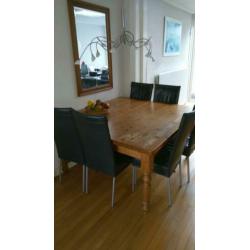 Grenen tafel 140x150