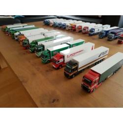 Model vrachtwagens 1:87 Scandinavische transport bedrijven