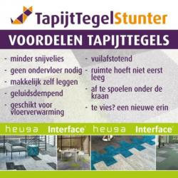 Tapijttegel Infuse van Interface. Milieuvriendelijke tegel