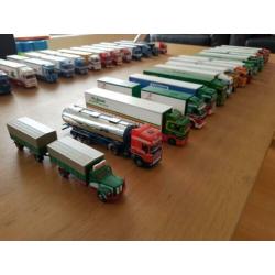 Model vrachtwagens 1:87 Scandinavische transport bedrijven