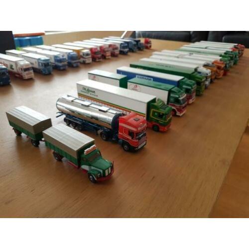 Model vrachtwagens 1:87 Scandinavische transport bedrijven