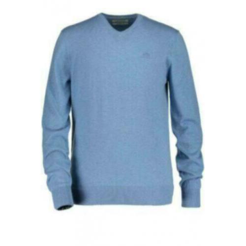 NIEUW STATE OF ART blauwe v hals trui small BCBC modern fit