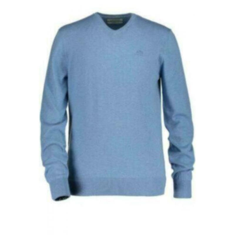 NIEUW STATE OF ART blauwe v hals trui small BCBC modern fit