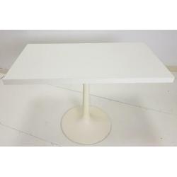 Vintage Salontafel trompetvoet bijzettafel design wit retro