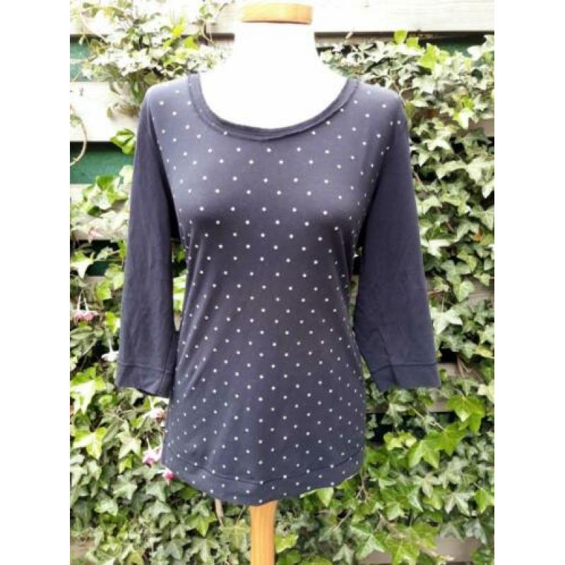 • Be One shirt do. blauw mt 44,met sterretjes op de voorzijd