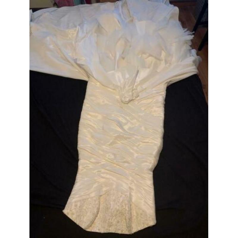 Strapless bruidsjurk maat s/m size 10