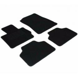 4 delige set matten zwart BMw 5 serie E60-F10-F11-E39