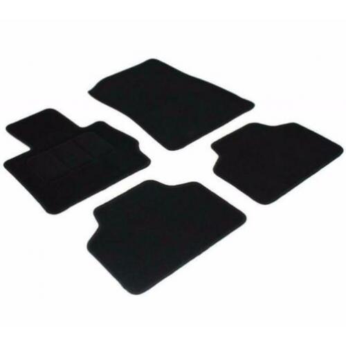 4 delige set matten zwart BMw 5 serie E60-F10-F11-E39