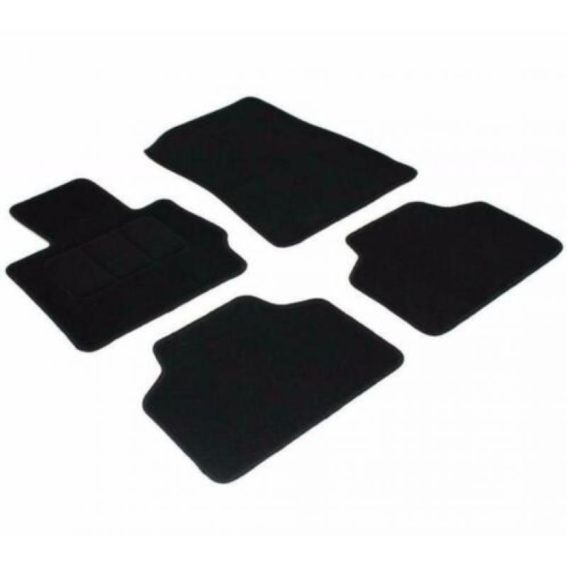 4 delige set matten zwart BMw 5 serie E60-F10-F11-E39