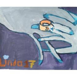 Schilderij ring 17