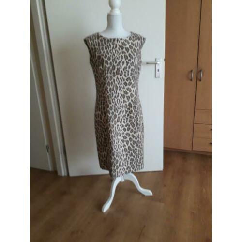 Prachtige Purdey jurk, panter print 42