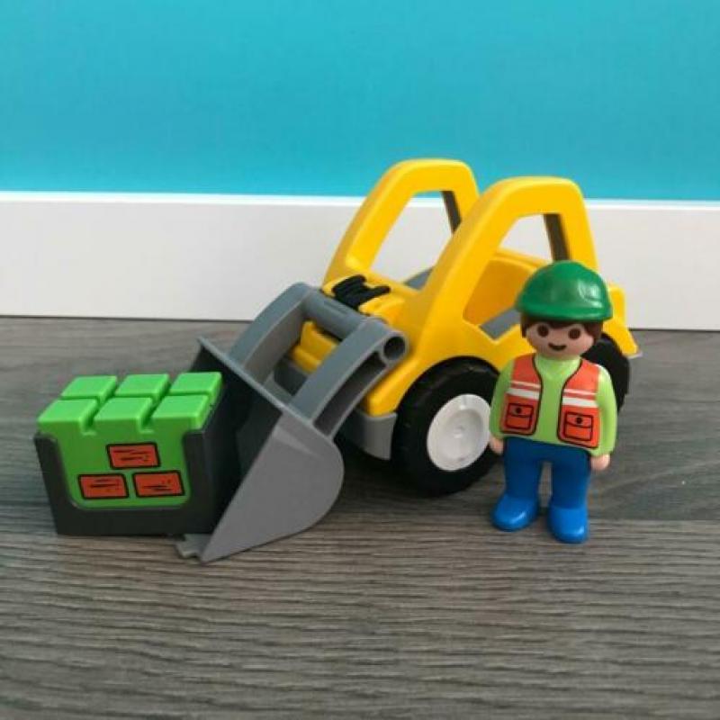 Playmobil 123 Graafmachine met werkman 1.2.3 - 6775