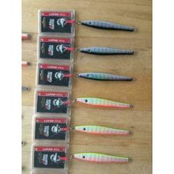 Abu Garcia Lucas Pilkers 100-200-300-400 gram: 27X div gew.