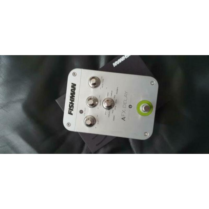 2 fishman AFX pedalen, chorus+delay