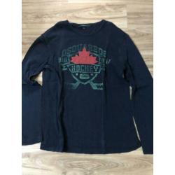 5 shirts + hoodie maat L