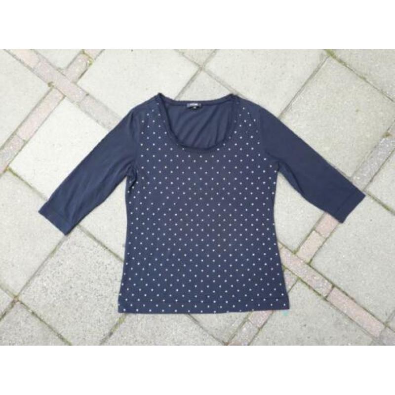 • Be One shirt do. blauw mt 44,met sterretjes op de voorzijd