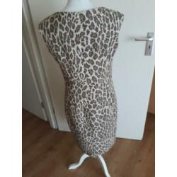 Prachtige Purdey jurk, panter print 42