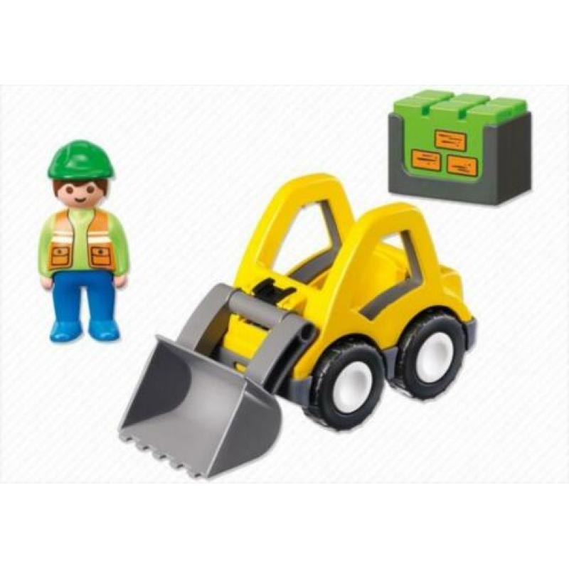 Playmobil 123 Graafmachine met werkman 1.2.3 - 6775