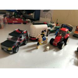 LEGO City voertuigen set (7991, 7634, 7638, 60081, 60177, 6