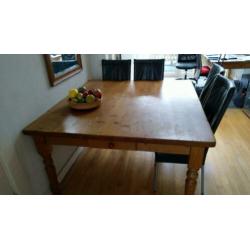 Grenen tafel 140x150