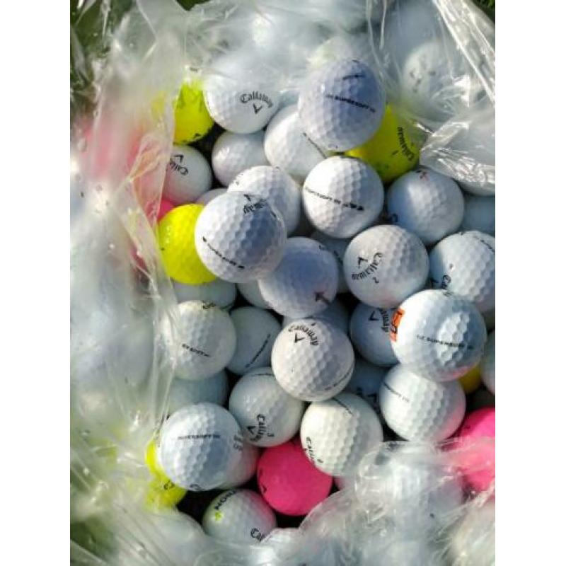 100 callaway supersoft / chrome soft AAA golfballen 65 euro!