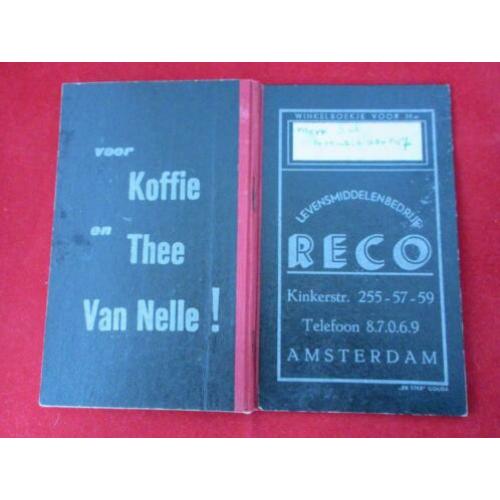 winkelboekje RECO met reclame voor Van Nelle.jaren 1950-1960