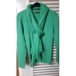 Repeat vest maat 40 met bijpassende shawl van Repeat