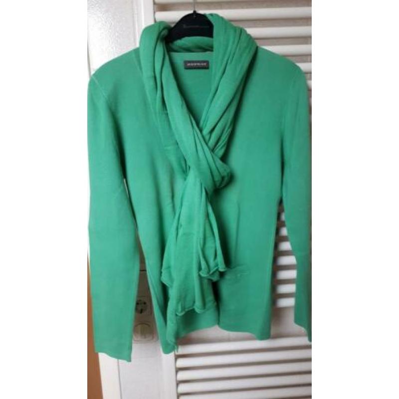 Repeat vest maat 40 met bijpassende shawl van Repeat