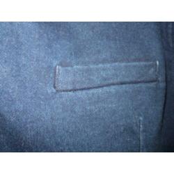 43: Colbert jasje, donkerblauw stretch spijkerstof Maat S