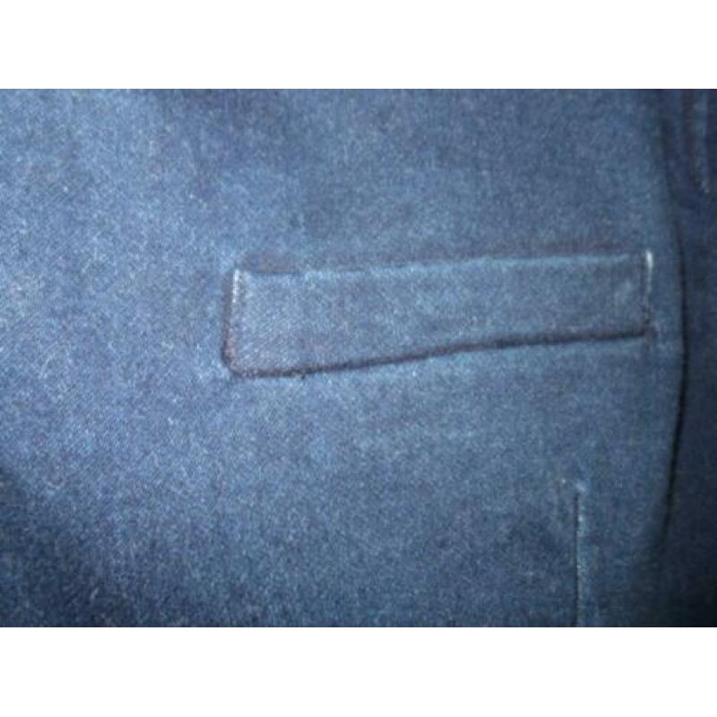 43: Colbert jasje, donkerblauw stretch spijkerstof Maat S