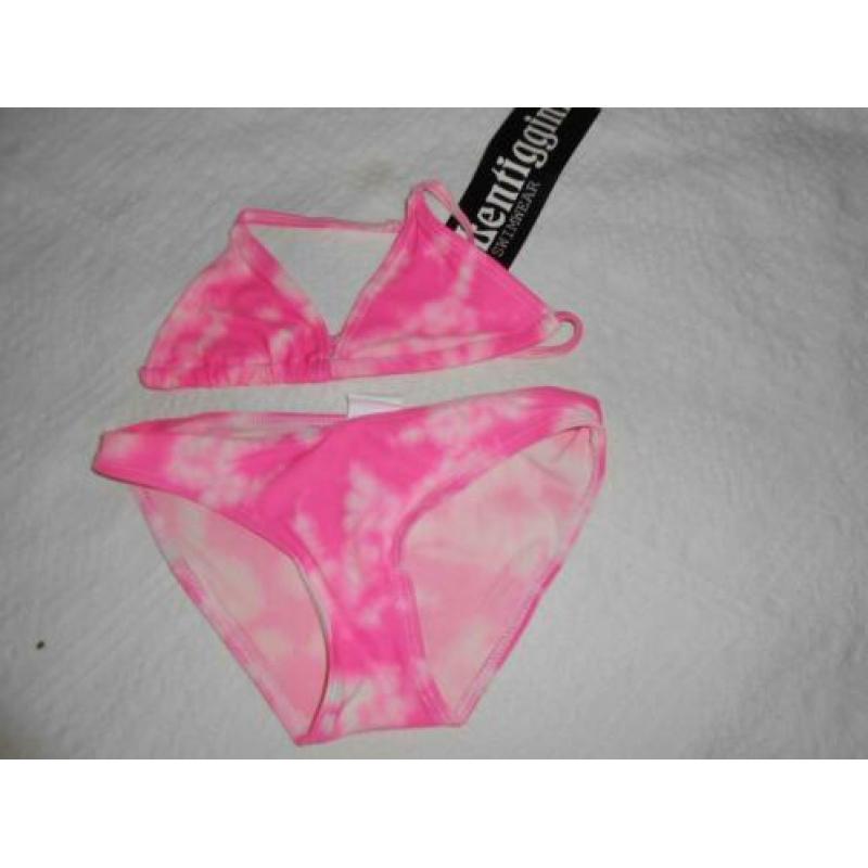 Nieuwe 3-delige bikini met pareo maat 110 Lentiggini