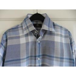 Circle of Gentlemen blauw/wit overhemd maat 15 1/2 (39)